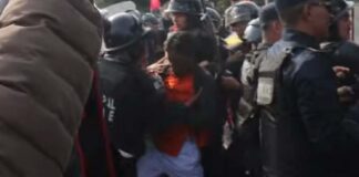 चितवनमा दुर्गा प्रसाईका कार्यकर्ता र प्रहरीबीच झडप